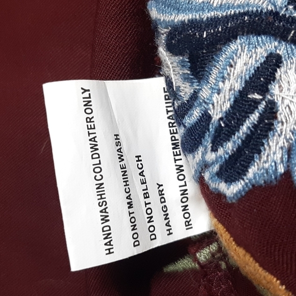 Size S ๐
บboho Peasant Blouse Tunic Rayon Embroidery SOLITAIRE - Picture 8 of 14